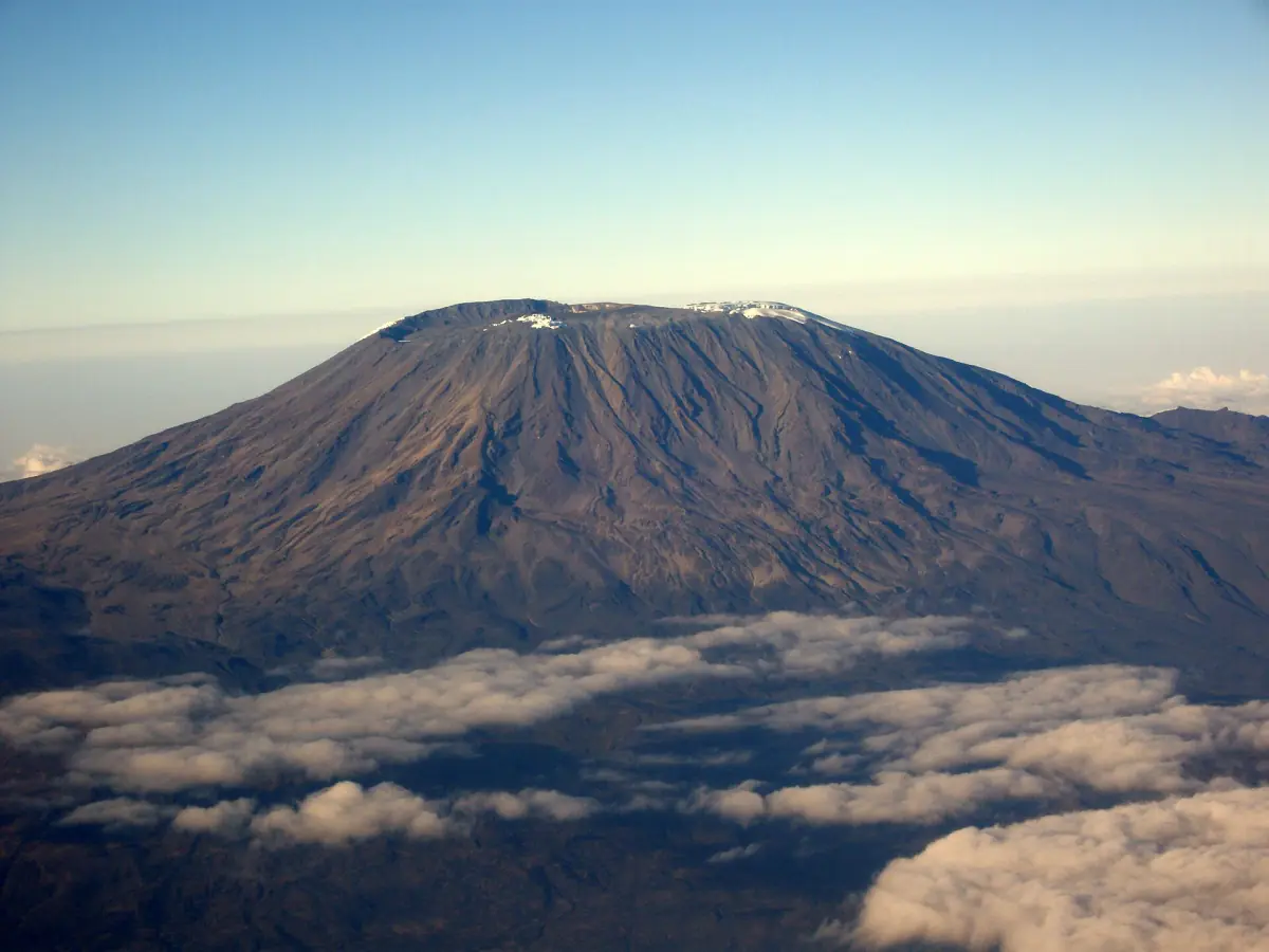 Kilimanjaro rising above the clouds