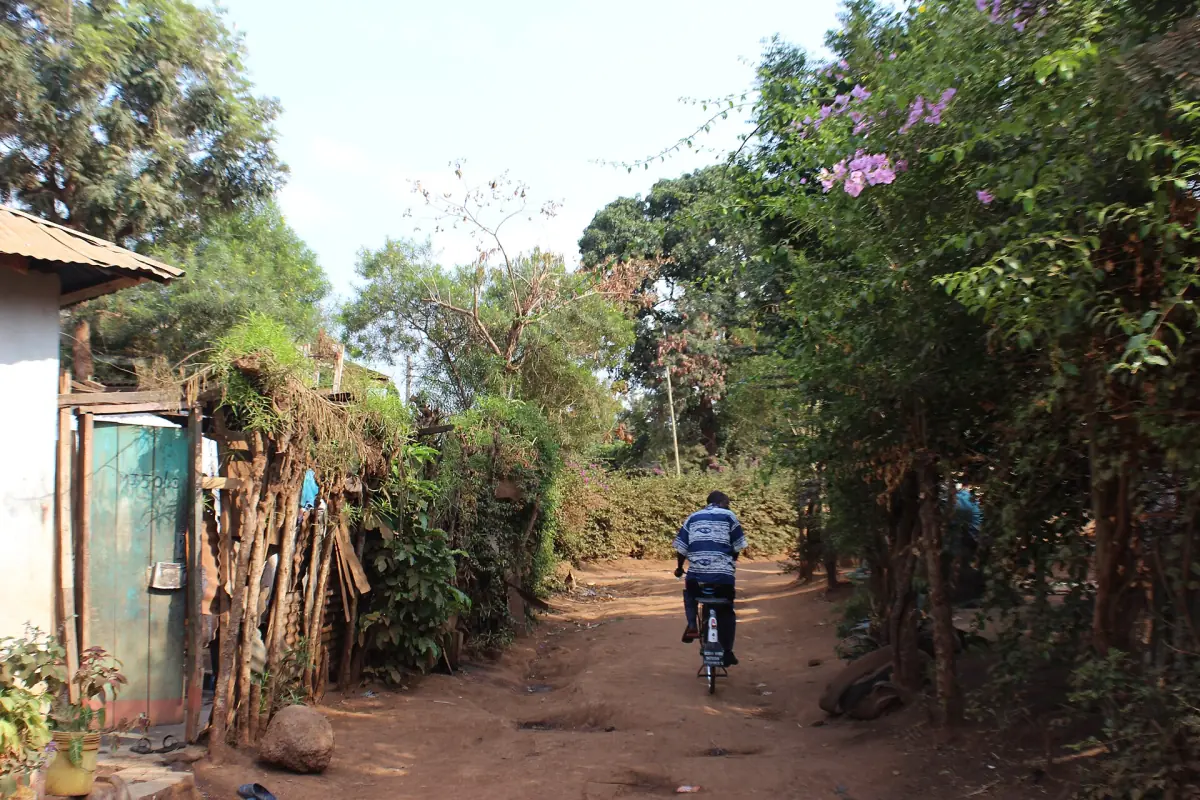A lane in rural Moshi